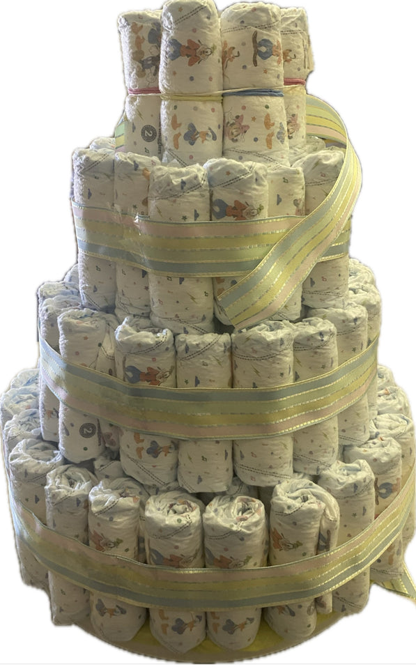 Twirl-a-Tier Diaper Cake