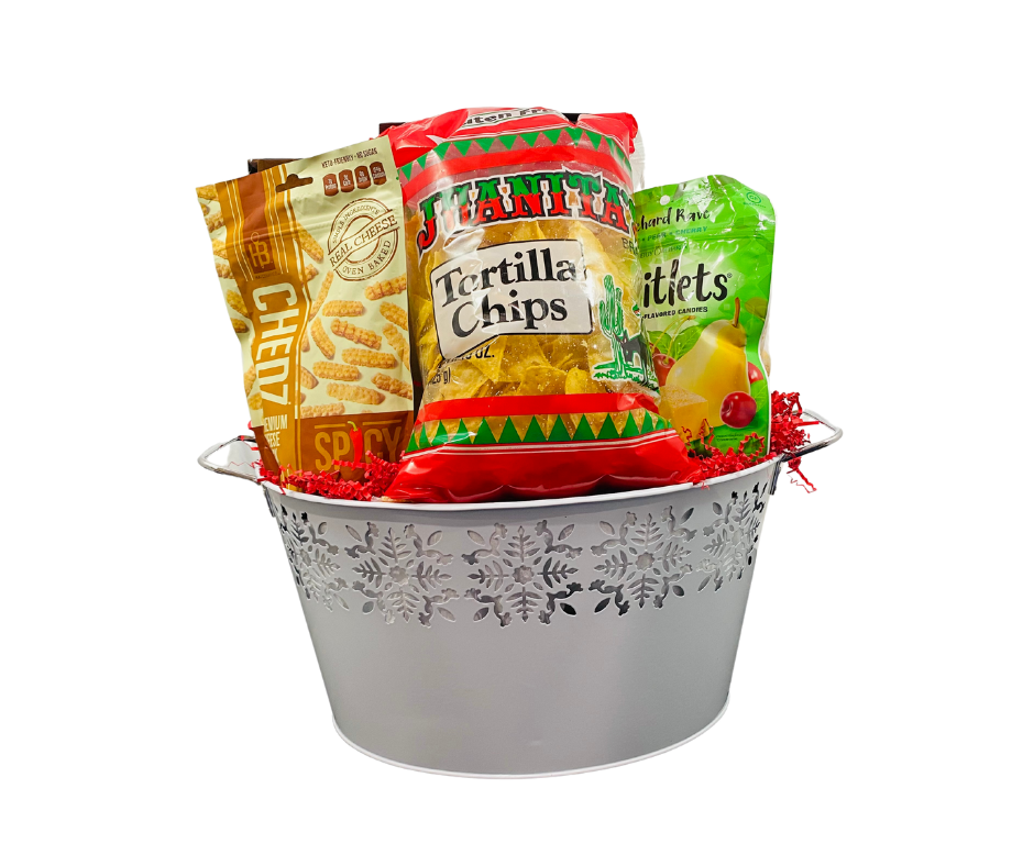 Jolly Holiday Gift Basket With Local Beer For Christmas Gifts