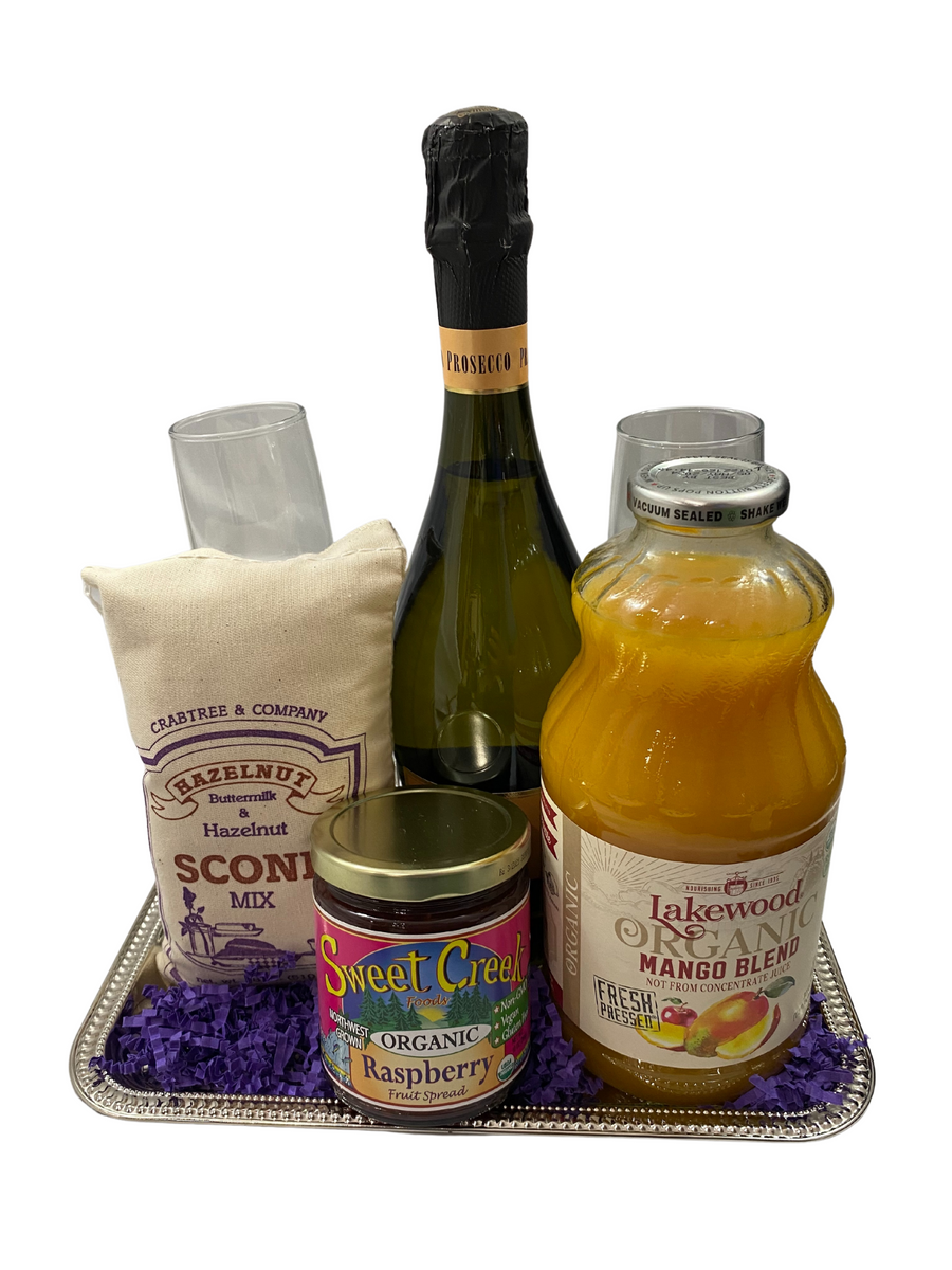 Mimosa Breakfast Gift Basket