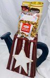 Fourth of July Wood Watering Basket