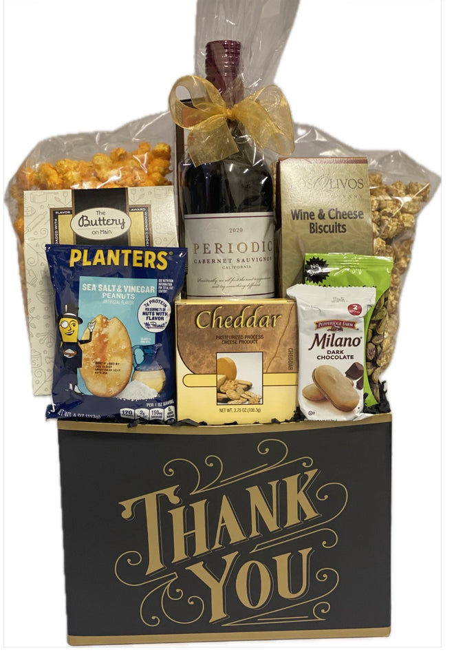 Wine & Snacks Basket