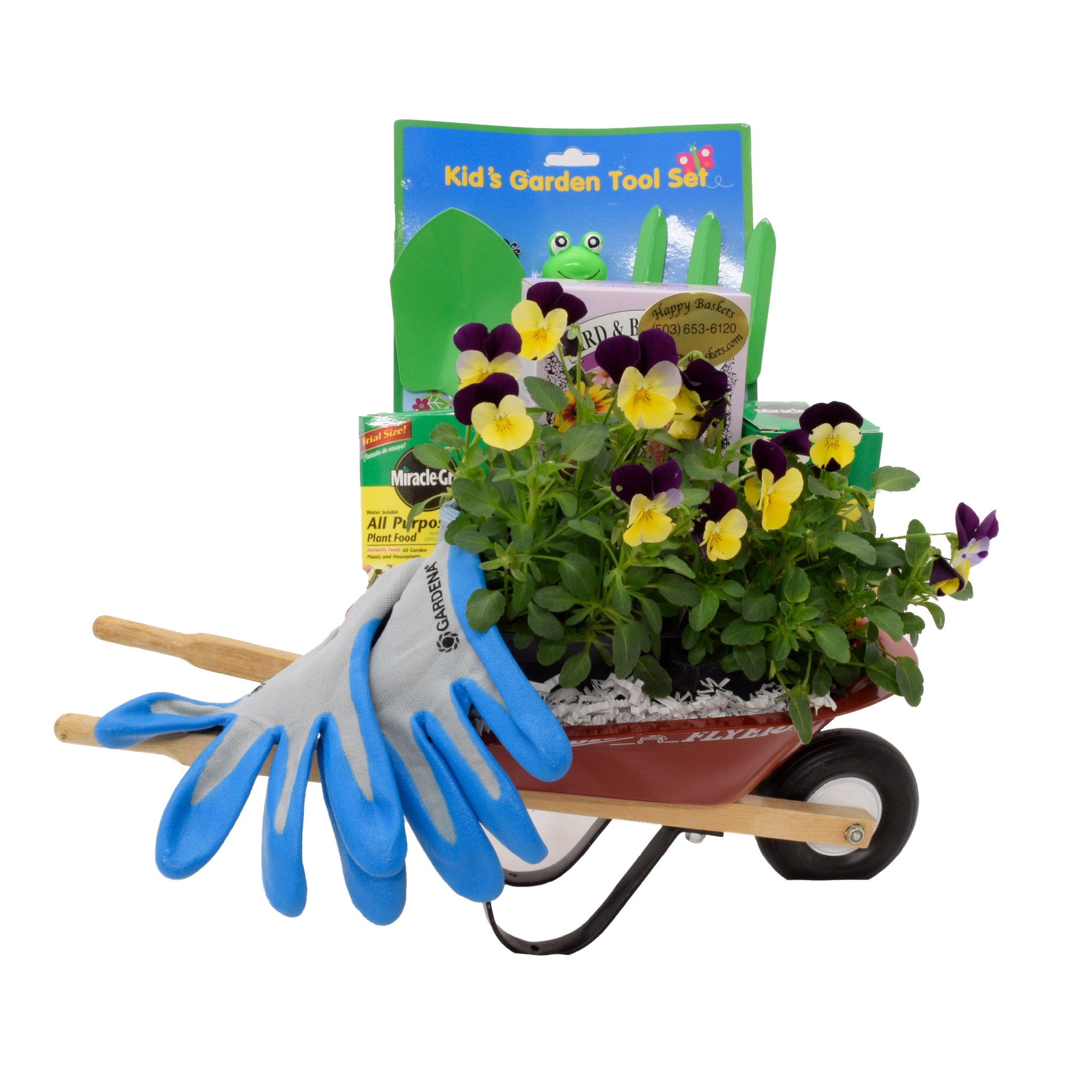 garden tool basket gift set Kids Garden Time! – Happy Baskets